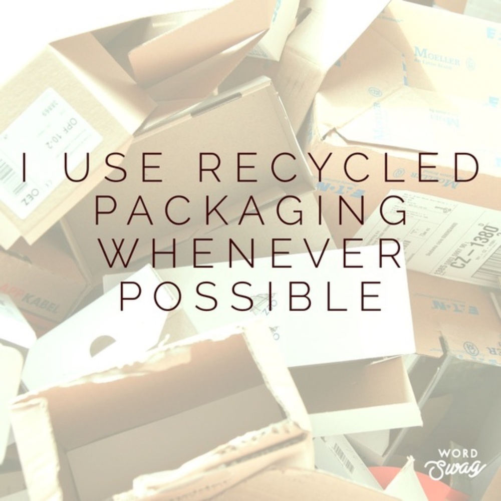 REUSE. REDUCE. RECYCLE!